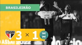 Brasileirão: São Paulo 3 - 1 Coritiba (2022)