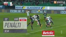 Liga Portugal Betclic: Sporting vs Famalicão, Penálti Sejk (VAR), 32' (2024-2025)