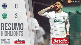 Liga Portugal Betclic: Desp. Chaves 0 - 3 Sporting (2023-2024)