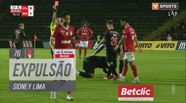 Liga Portugal Betclic: Santa Clara vs Benfica, Expulsão Sidney Lima, 76' (2024-2025)