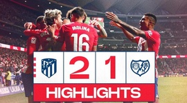 La Liga: Atlético Madrid 2 - 1 Rayo Vallecano (2023-2024)