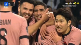 Ligue 1: Lyon vs PSG, Golo 1-3 A. Hakimi (2024-2025)
