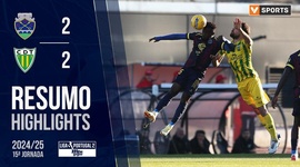 Liga Portugal 2 Meu Super: Desp. Chaves 2 - 2 Tondela (2024-2025)
