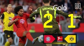Bundesliga: Bayern München vs Dortmund, Golo 2-1 Gnabry (2024-2025)