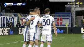 Serie A: Como vs Inter, Golo 0-1 S. de Vrij (2024-2025)