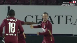 Liga 1: CFR Cluj vs FC Voluntari, Golo 2-1 (2023-2024)