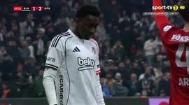 Super Ligi: Besiktas vs Gaziantep FK, Golo 2-2 T. Abraham (2025-2026)