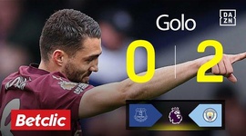 Premier League: Everton vs Man City, Golo 0-2 Kovačić (2024-2025)