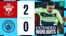 League Cup: Southampton 2 - 0 Man City (2022-2023)