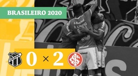 Brasileirão: Ceará 0 - 2 Internacional (2020)