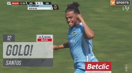 Liga Portugal Betclic: CF Estrela Amadora vs Rio Ave, Golo 0-1 Santos (2023-2024)