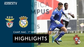 Juniores A S19 I Divisão: Benfica 3 - 1 Alverca (2021-2022)