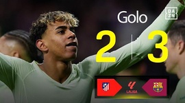 La Liga: Atlético Madrid vs Barcelona, Golo 2-3 Yamal (2024-2025)