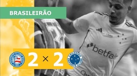 Brasileirão: Bahia 2 - 2 Cruzeiro (2023)