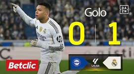 La Liga: Alavés vs Real Madrid, Golo 0-1 Mbappé (2025-2026)