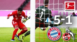 Bundesliga: Bayern München 5 - 1 FC Koln (2020-2021)