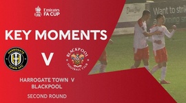 FA Cup: Harrogate Town 0 - 4 Blackpool (2020-2021)