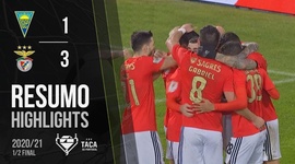 Taça de Portugal Placard: Estoril 1 - 3 Benfica (2020-2021)