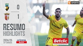 Liga Portugal Betclic: Farense 0 - 1 Sp. Braga (2024-2025)