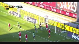 Liga Portugal Bwin: Sp. Braga (0-1) Sporting, Golo Pedro Gonçalves, 9m (2022-2023)
