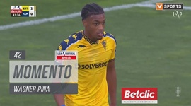 Liga Portugal Betclic: Estoril vs Famalicão, Jogada Wagner Pina, 42' (2024-2025)