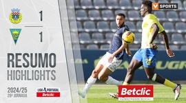 Liga Portugal Betclic: Arouca 1 - 1 Estoril (2024-2025)