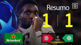 Liga Campeões: Bayern München 1 - 1 Celtic (2024-2025)