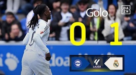 La Liga: Alavés vs Real Madrid, Golo 0-1 Camavinga (2024-2025)