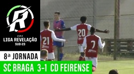 Liga Revelação: Sp. Braga 3 - 1 Feirense (2019-2020)