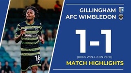League Cup: Gillingham 2 - 4 g.p AFC Wimbledon (2025-2026)