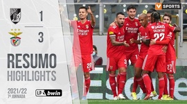 Liga Portugal Bwin: V. Guimarães 1 - 3 Benfica (2021-2022)