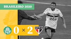Brasileirão: Palmeiras 0 - 2 São Paulo (2020)