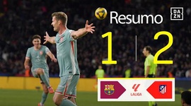 La Liga: Barcelona 1 - 2 Atlético Madrid (2024-2025)