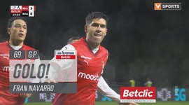 Liga Portugal Betclic: Sp. Braga vs Boavista, Golo 3-0 Fran Navarro (g.p.) (2024-2025)