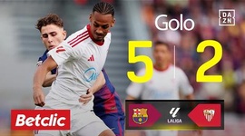 La Liga: Barcelona vs Sevilla, Golo 5-2 Djibril Sow (2025-2026)