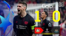 Liga Campeões: Leverkusen vs Arsenal, Golo 1-0 Andrich (2025-2026)