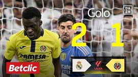 La Liga: Real Madrid vs Villarreal, Golo 2-1 Mikautadze (2025-2026)