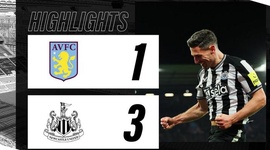 Premier League: Aston Villa 1 - 3 Newcastle (2023-2024)