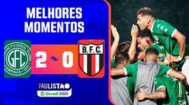 Campeonato Paulista: Guarani 2 - 0 Botafogo-SP (2025)
