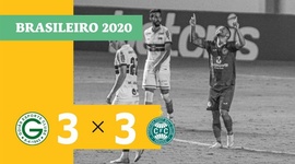 Brasileirão: Goiás 3 - 3 Coritiba (2020)