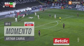 Liga Portugal Betclic: CF Estrela Amadora vs Benfica, Jogada Arthur Cabral, 95' (2024-2025)