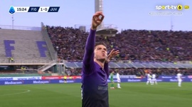 Serie A: Fiorentina vs Juventus, Golo 1-0 R. Gosens (2024-2025)