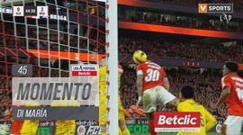 Liga Portugal Betclic: Benfica vs Sp. Braga, Jogada Di María, 45' (2024-2025)
