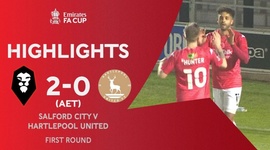 FA Cup: Salford City 2 - 0 a.p Hartlepool United (2020-2021)