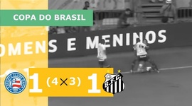 Copa do Brasil: Bahia 4 - 3 g.p Santos (2023)
