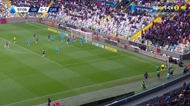 Serie A: Udinese vs Cagliari, Golo 1-1 C. Kabasele (2025-2026)