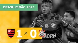 Brasileirão: Flamengo 1 - 0 Corinthians (2021)