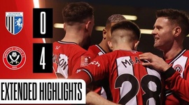 FA Cup: Gillingham 0 - 4 Sheffield Utd (2023-2024)