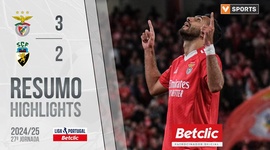 Liga Portugal Betclic: Benfica 3 - 2 Farense (2024-2025)
