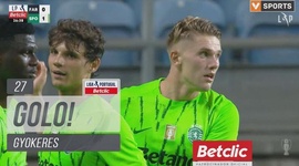 Liga Portugal Betclic: Farense vs Sporting, Golo 0-1 Gyokeres (2024-2025)